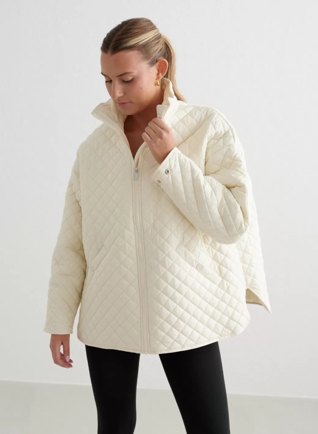 Oversized Quilted Jacket | AIM’N Discount