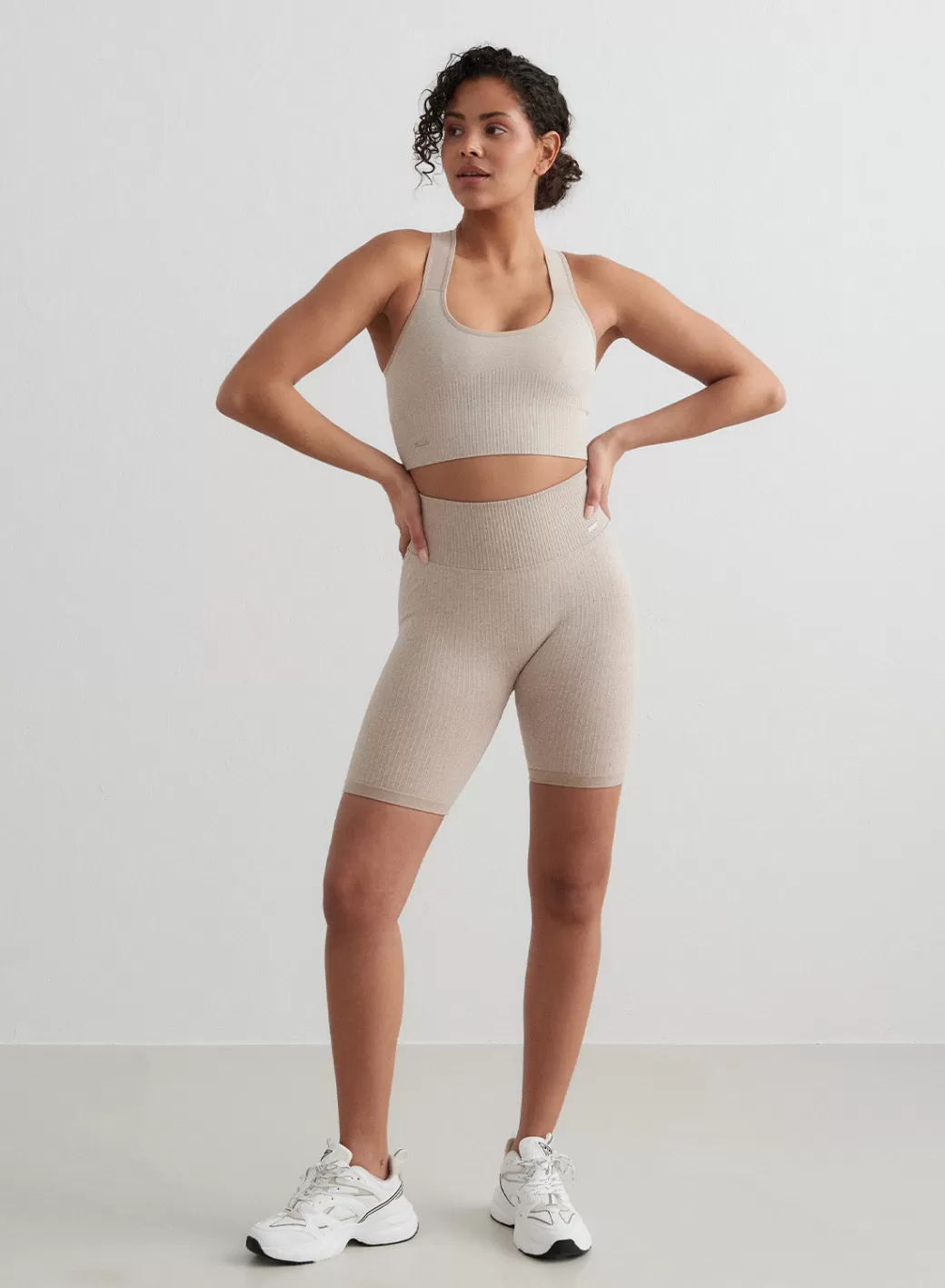 Ribbed Seamless Biker Shorts | AIM’N Hot