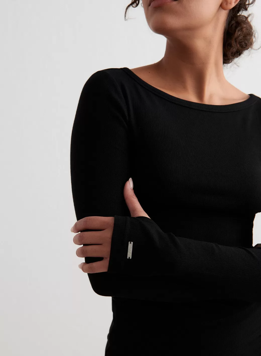 Ease Ribbed Long Sleeve Top | AIM’N Outlet