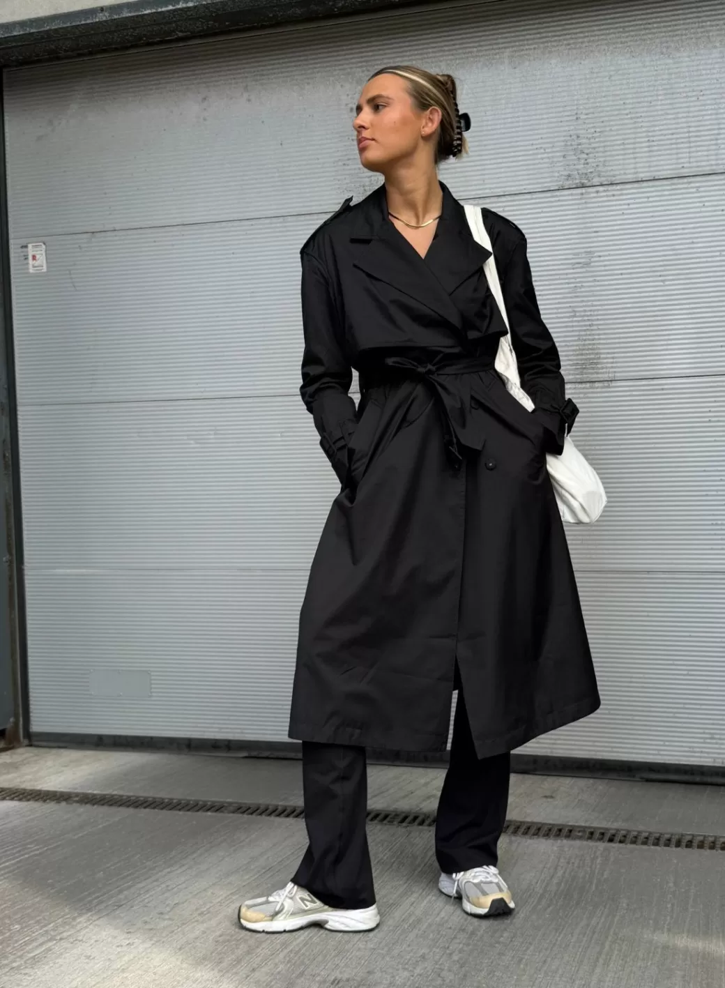 Recycled Tech Trench Coat | AIM’N Clearance