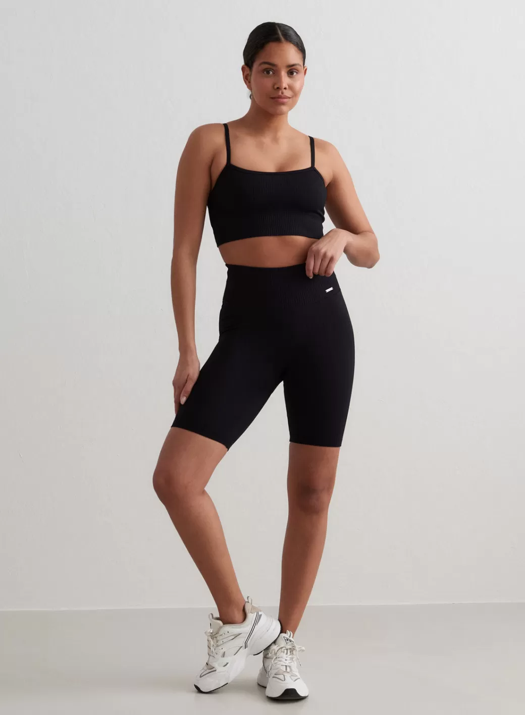 Ribbed Seamless Biker Shorts | AIM’N Outlet