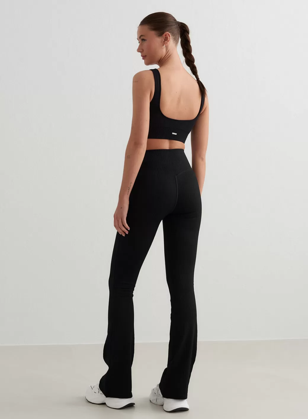 Ribbed Seamless Flare Tights | AIM’N Discount