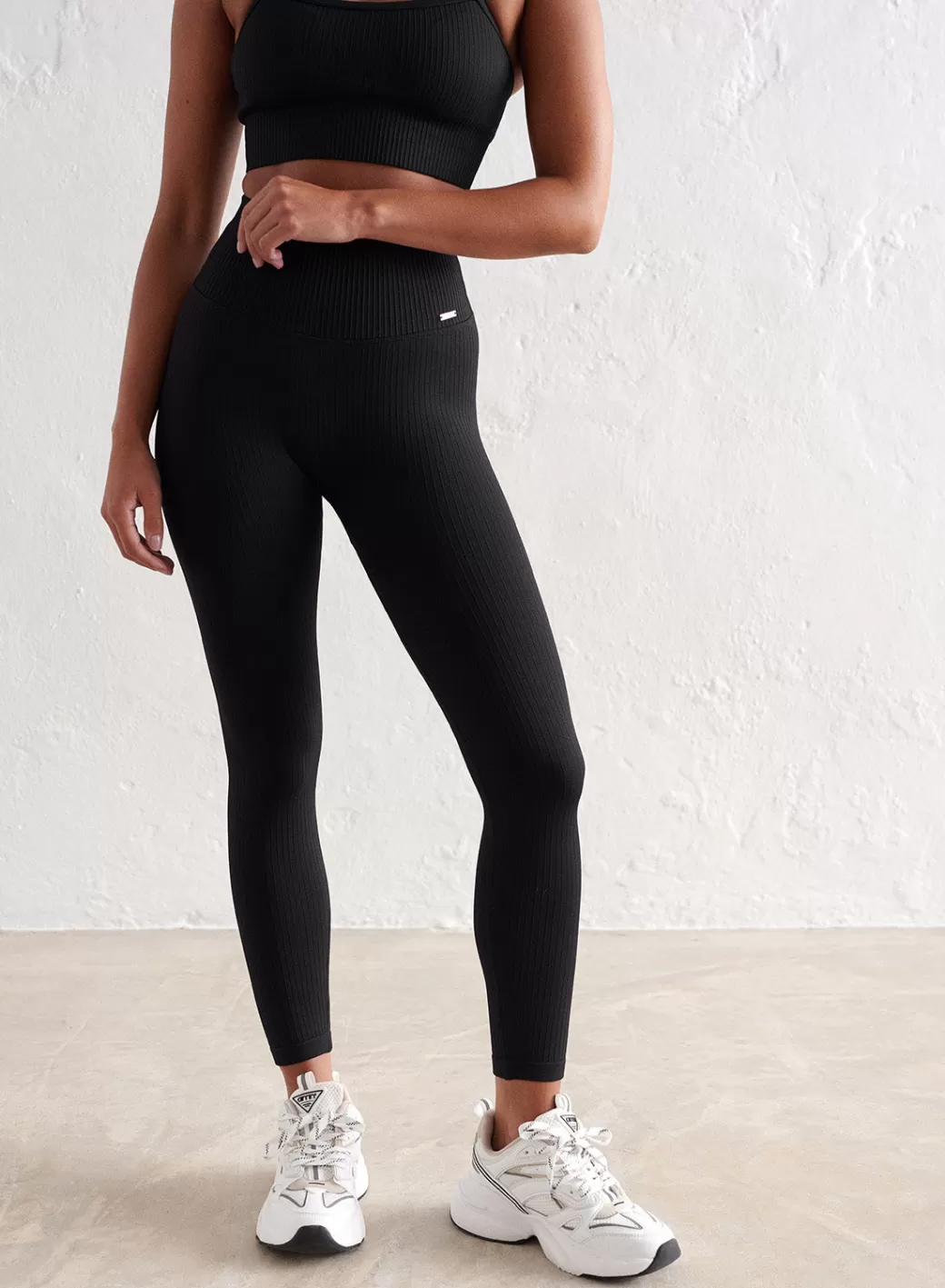 Ribbed Seamless Petite Tights | AIM’N Online