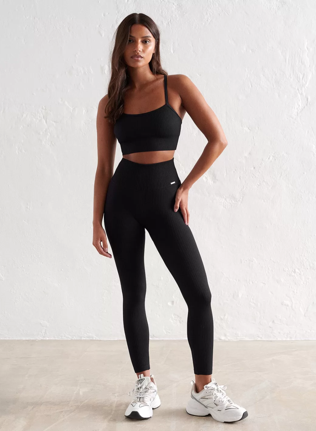 Ribbed Seamless Petite Tights | AIM’N Online