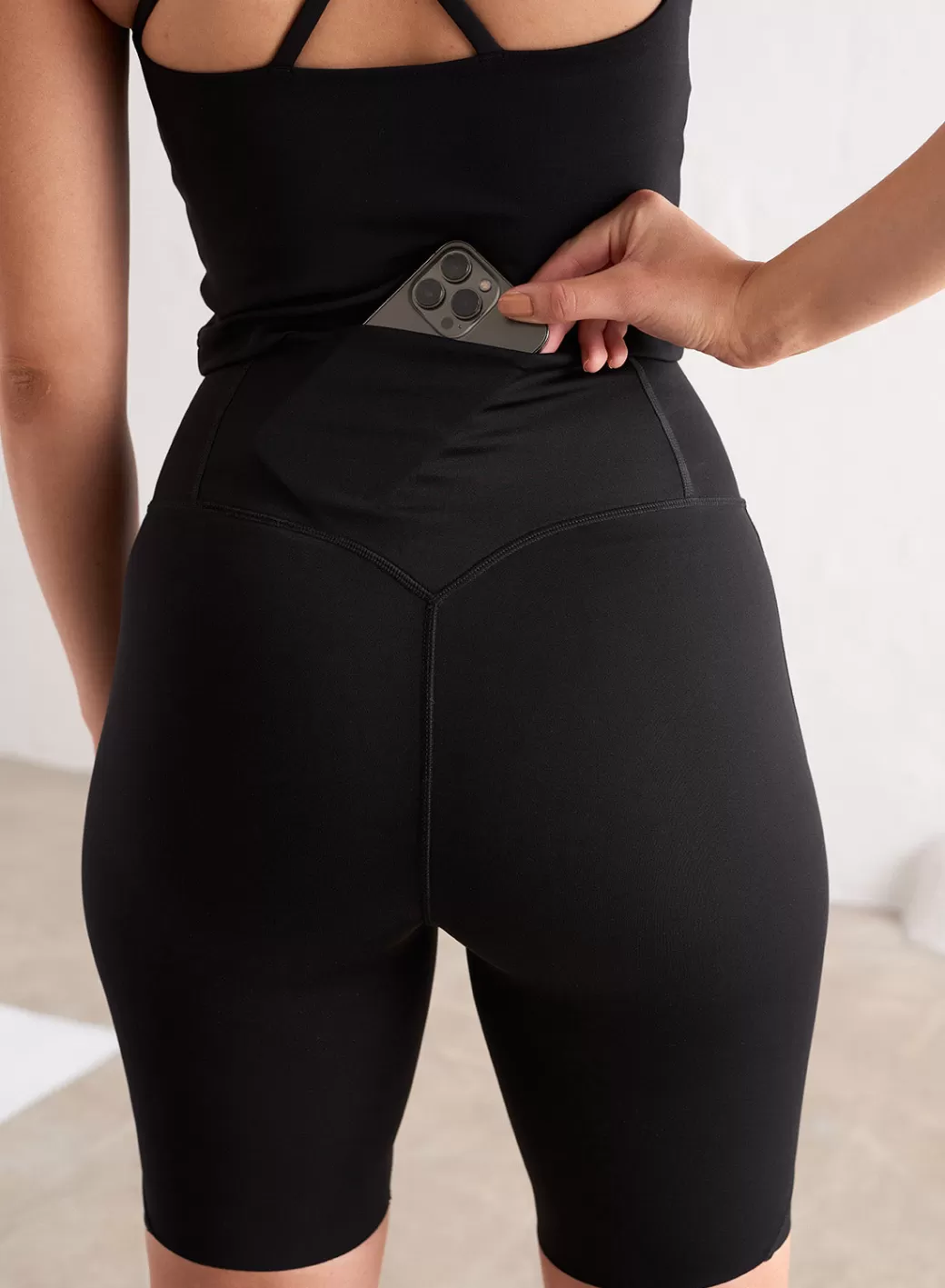 Black Sculpting Biker Shorts | AIM’N Flash Sale