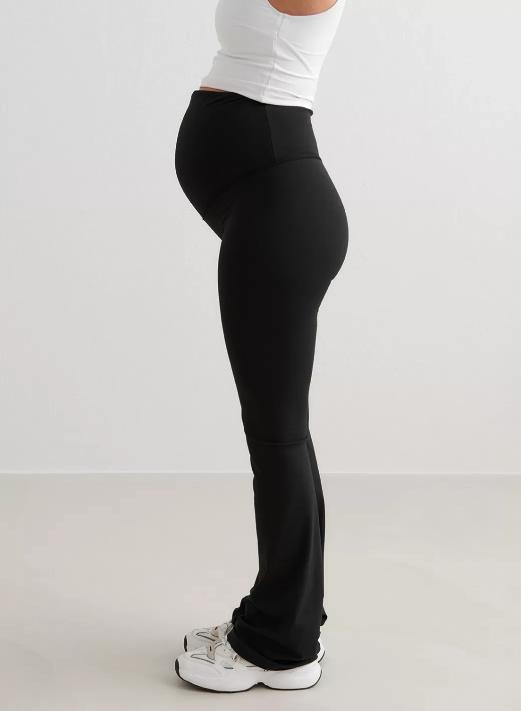 Black Sense Maternity Flare Tights | AIM’N Discount