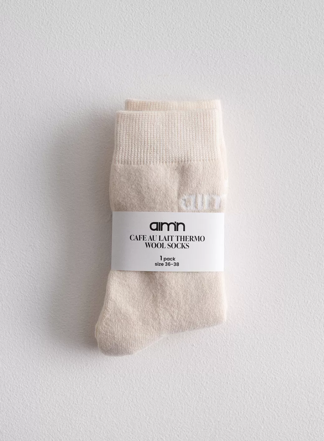 Café Au Lait Thermo Wool Socks | AIM’N Clearance