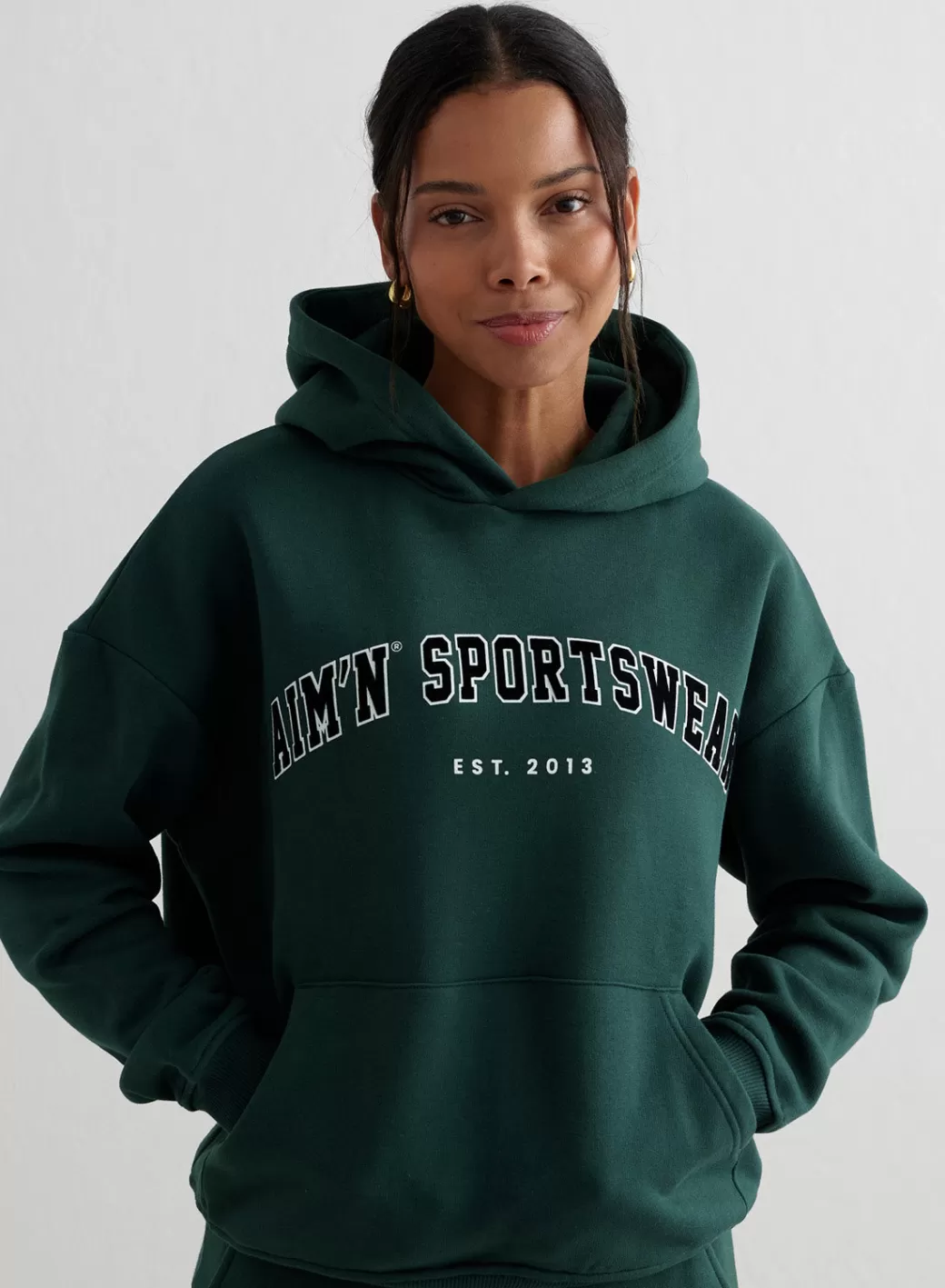 Varsity Sweat Hood | AIM’N Sale