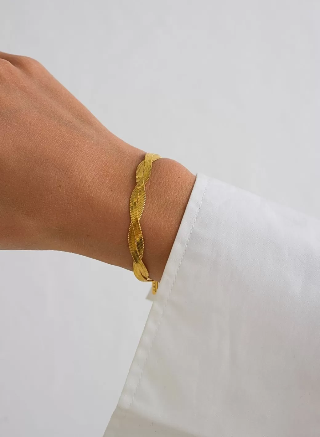 Gold Waterproof Braid Bracelet | AIM’N Cheap