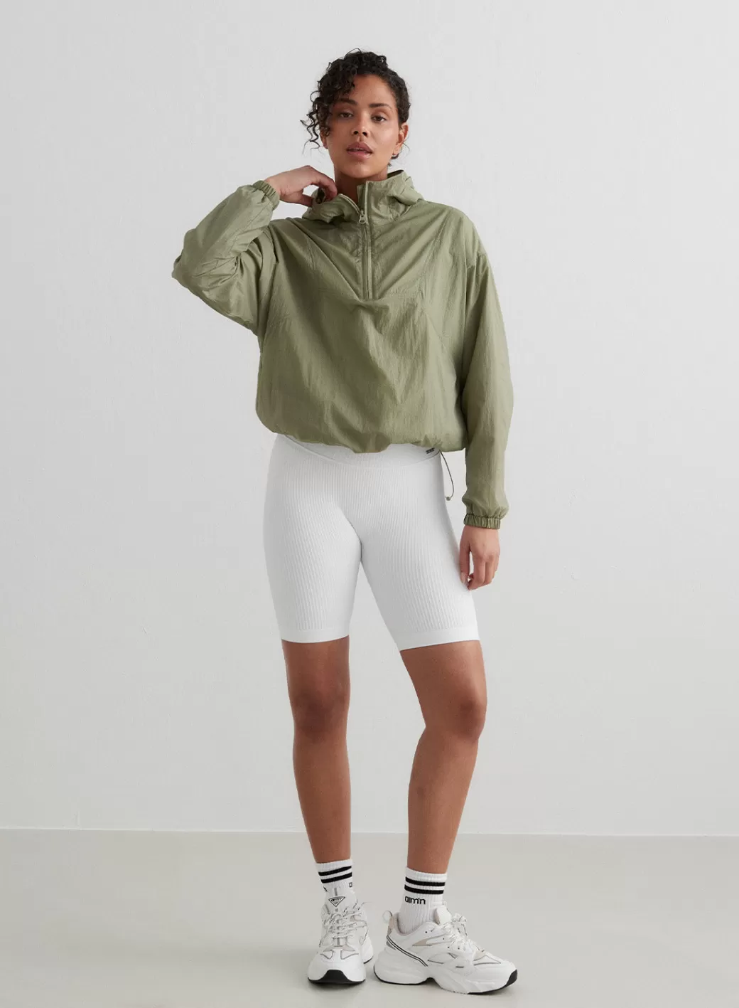 Pale Khaki Lightweight Anorak | AIM’N Flash Sale