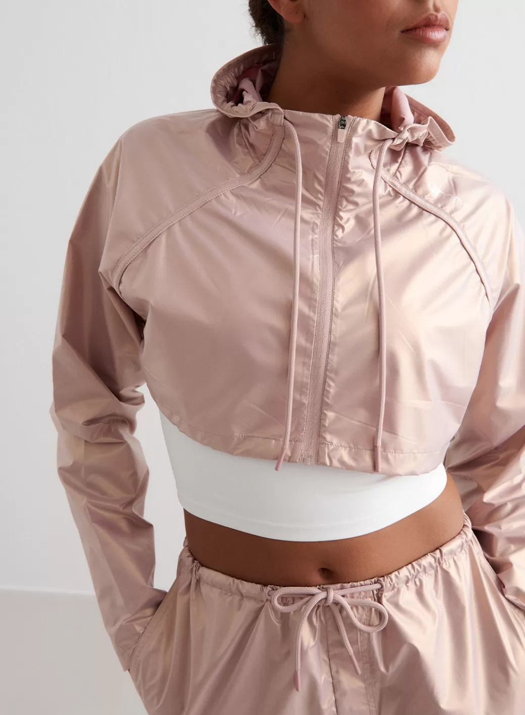 Metallic Cropped Jacket | AIM’N Fashion