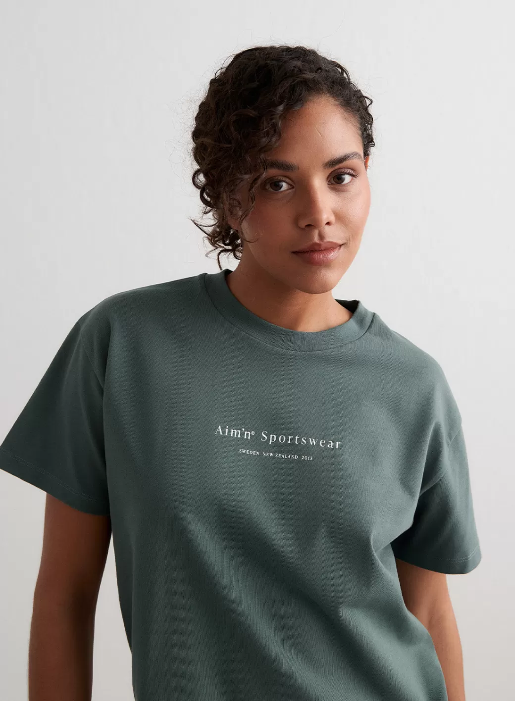 Serif Boxy T-shirt | AIM’N Cheap