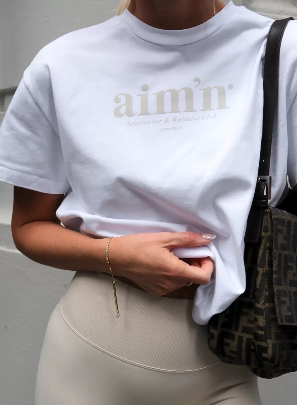 White Club Boxy T-Shirt | AIM’N Discount