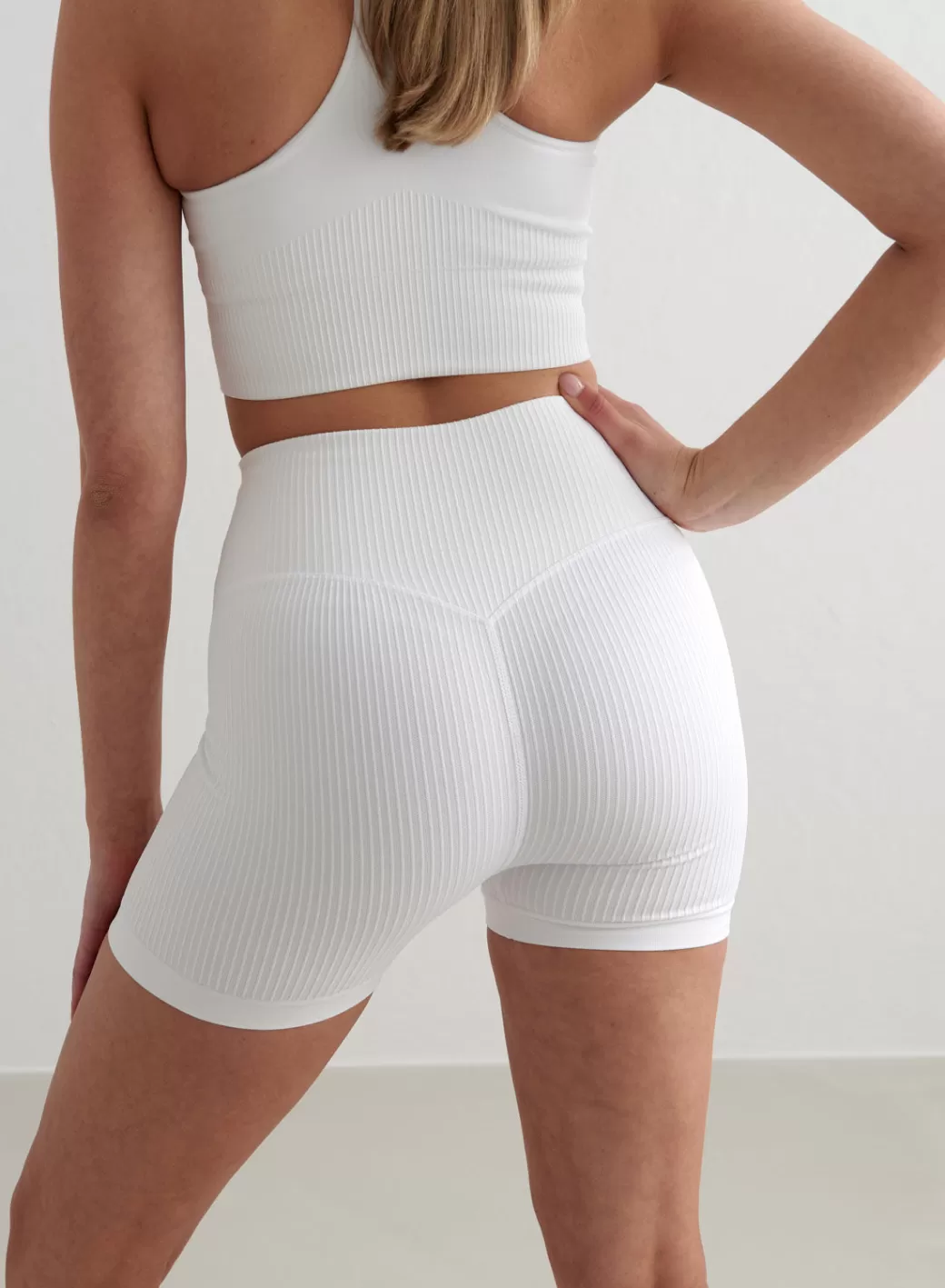 Ribbed Midi Biker Shorts | AIM’N Shop